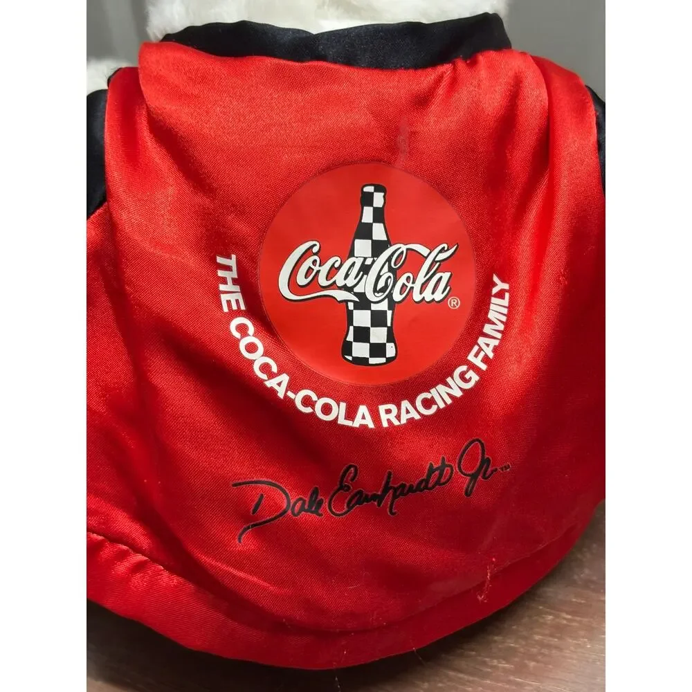Dale Earnhardt Jr. Coca Cola Bear Red Silk Coke Signature Jacket 14
